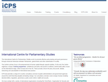Tablet Screenshot of parlicentre.org